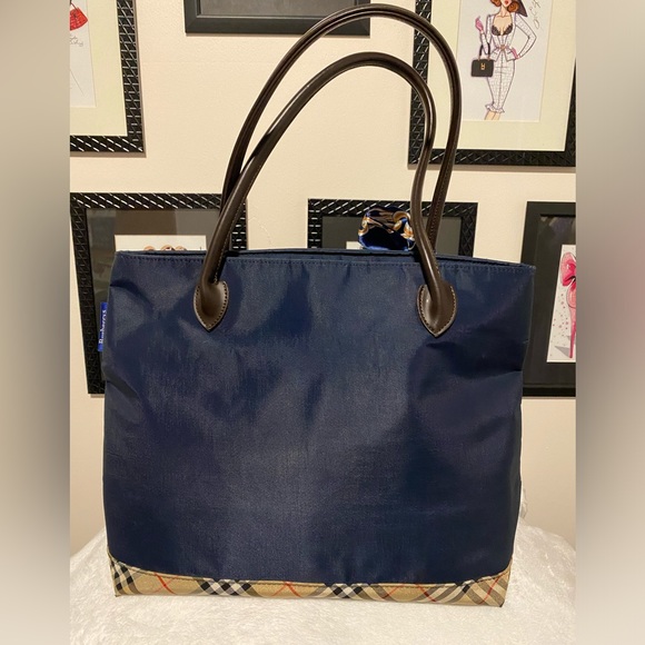 Burberry Blue Label Nova Check Tote - Picture 3 of 14